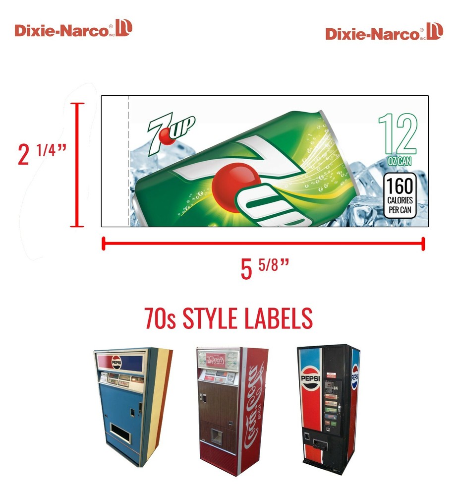 (1) Vintage Vending Machine Label - Dr Pepper - 12 oz