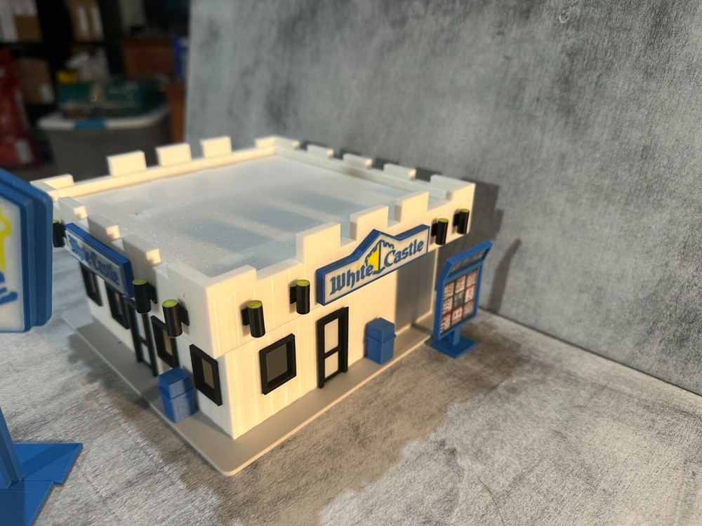 White Castle 1:64 Scale Diorama