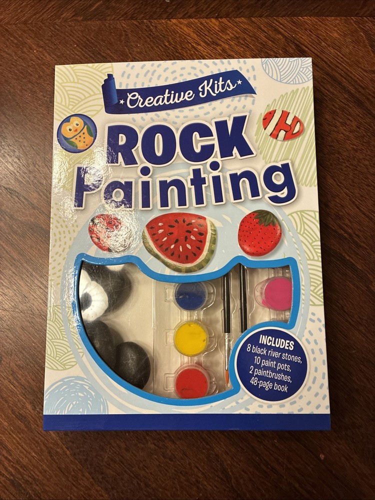 Creative Kits: Creative Kits: Rock Painting With Book
