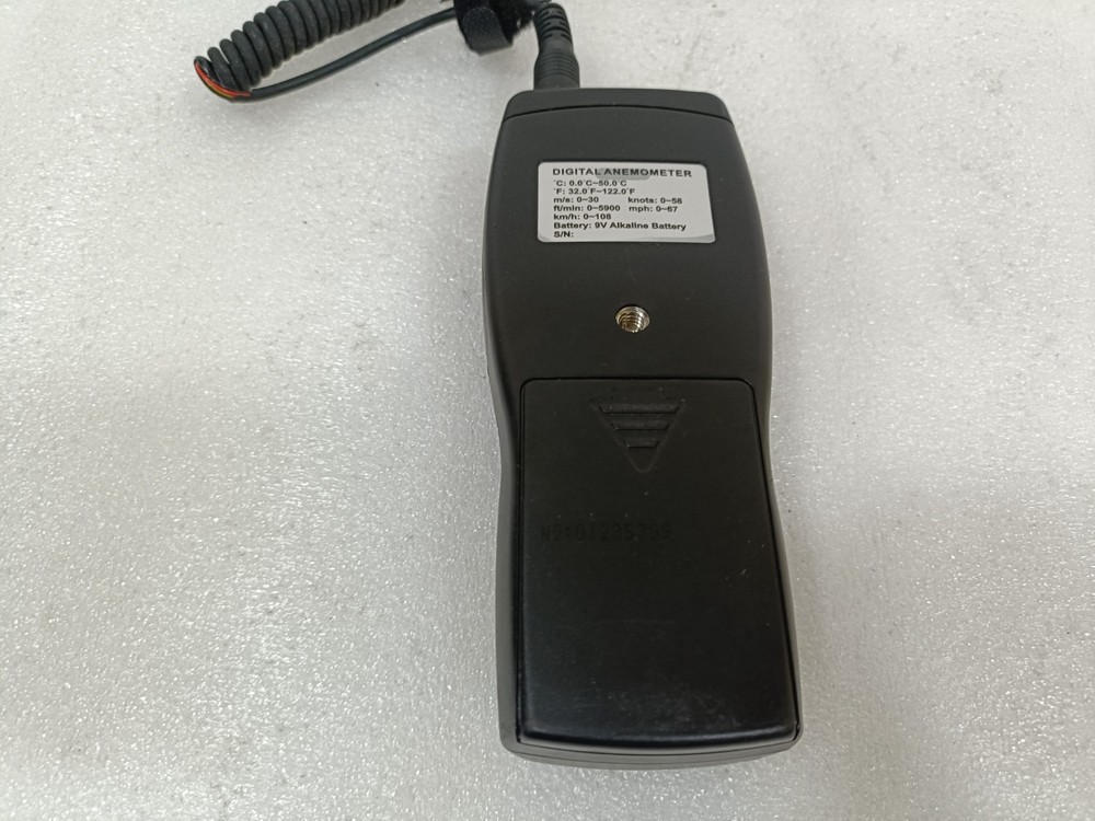 Smart Sensor AS856 Digital Anemometer Wind Speed Meter Temperature °C/°F