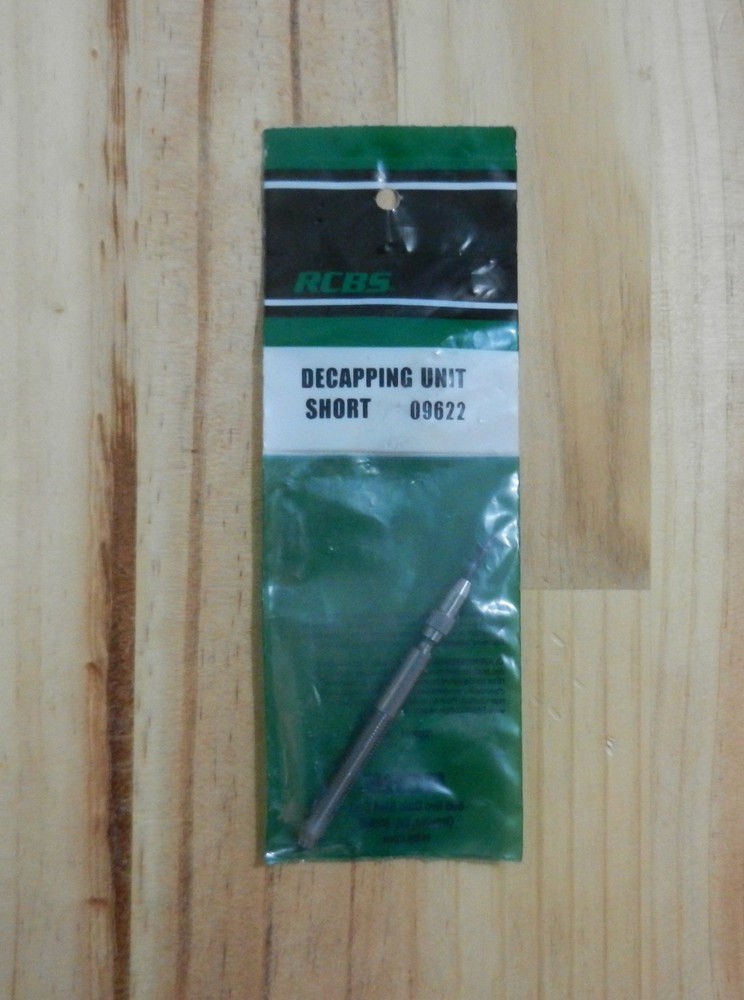 RCBS Reloading;  Decapping Unit;  Short;  09622