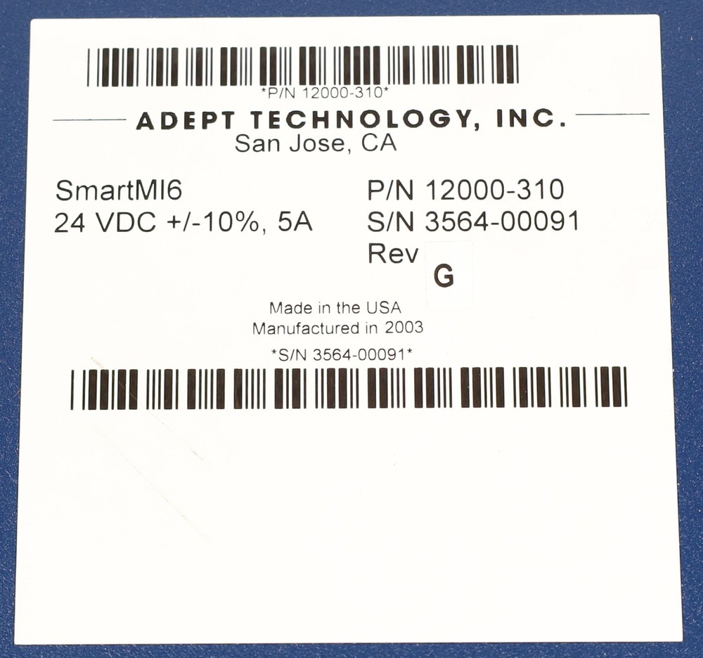 (Bundle of 5) Adept Technology Control Components (05215-010, 20000-310, + More)