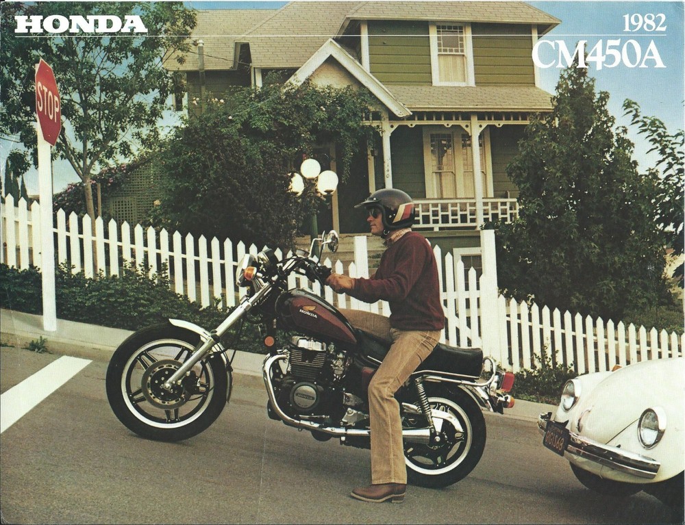 Motorcycle Data Sheet  - Honda - CM450A - 1982 - Brochure (DC715)