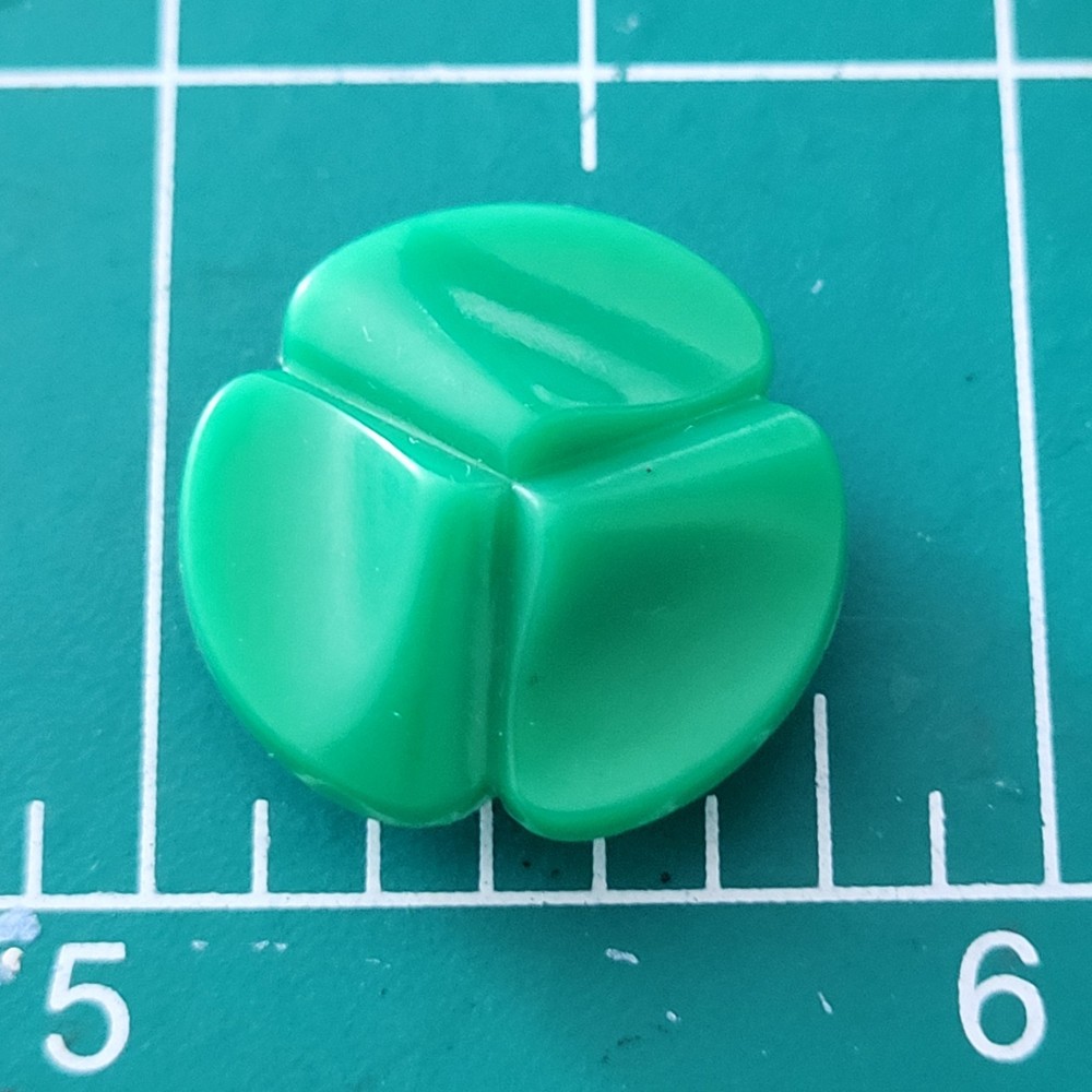 Colt # 39 button bright green confirmed pattern 3/4"  excellent condition