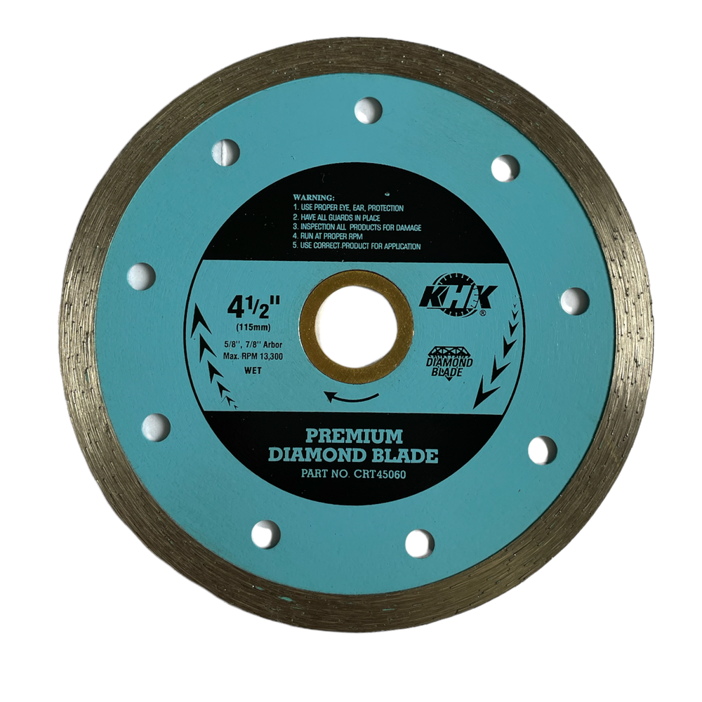 3Pack 4'' Wet Continuous Diamond Tile Saw Blade Cut Ceramic Porcelain Stone Tile