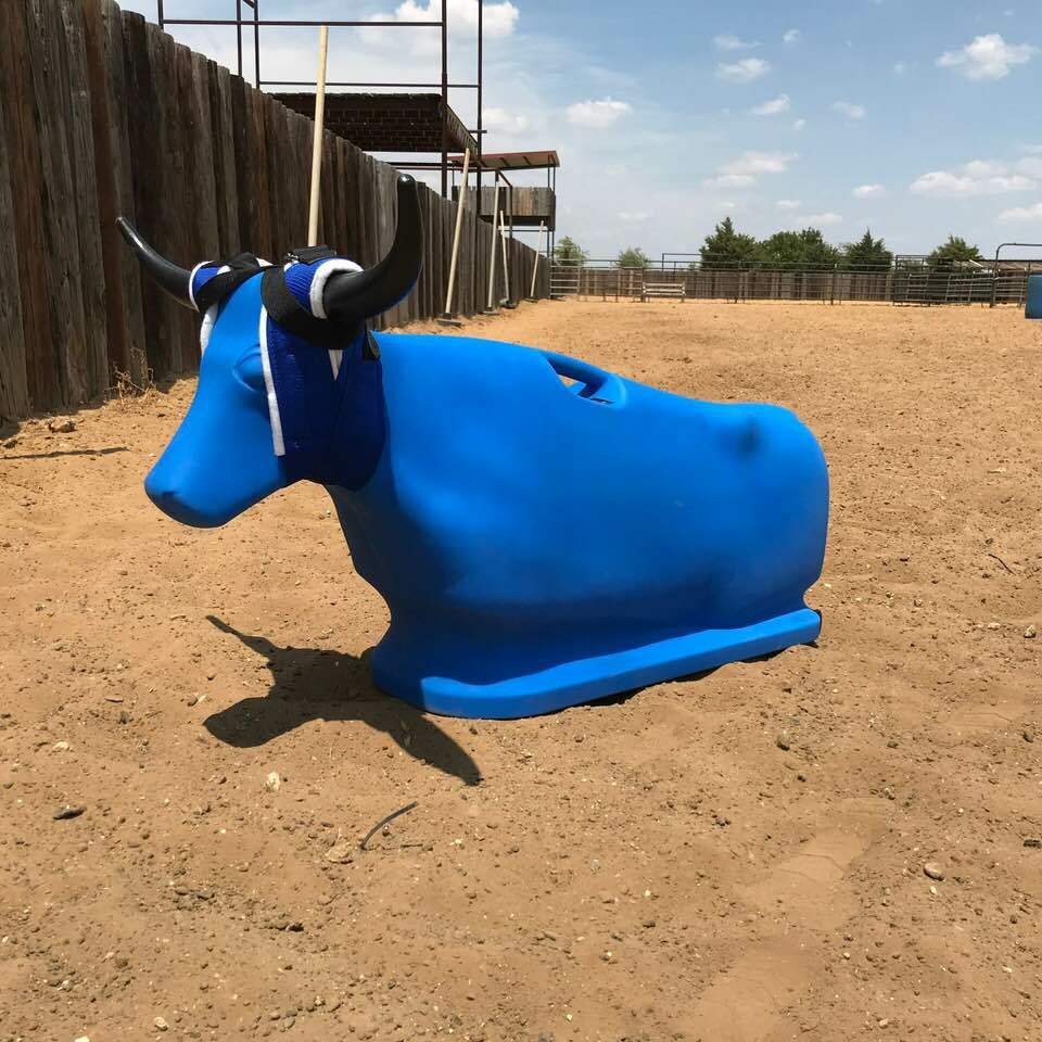 SOMETHING DUMMY Roping Dummy Roping Steer - Black