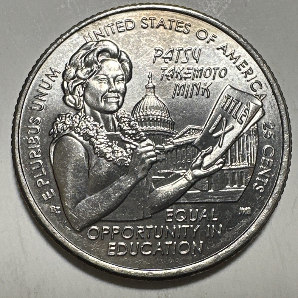 2024-P Patsy Takemoto Mink 25c Beautiful Women Quarters Circulated 💎