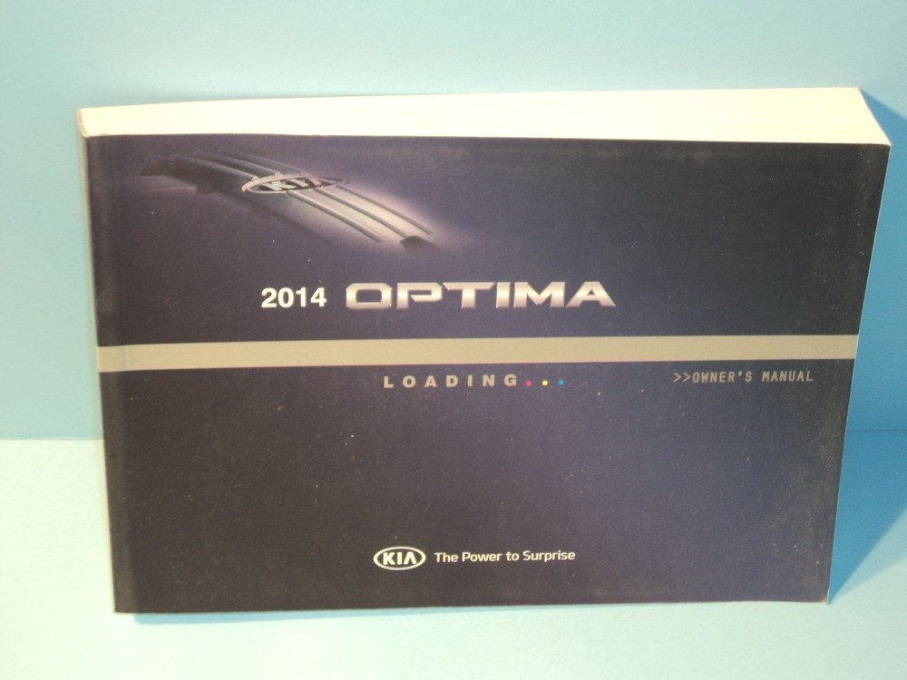 14 2014 Kia Optima owners manual