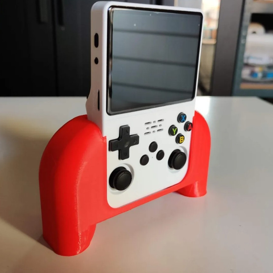 R36S Retro GAME CONSOLE 3D Printed Handhold Controller Holder Grip Stand Handle