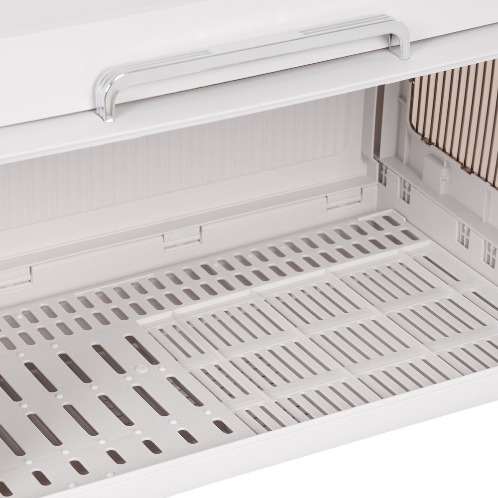 Dish Drying Rack Drying Drainer, Dish Drying Rack and Drain Board with Lid Cover