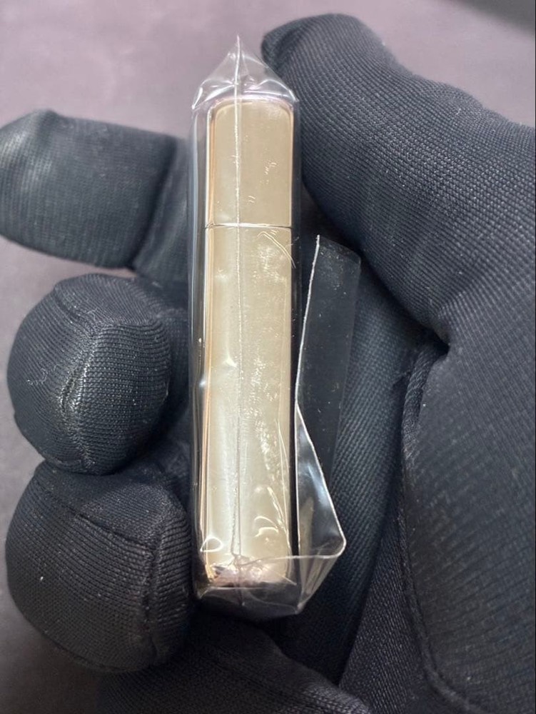 Zippo Slim Case Seven Stars Silver Etching One Sided Processing Lighter Japan