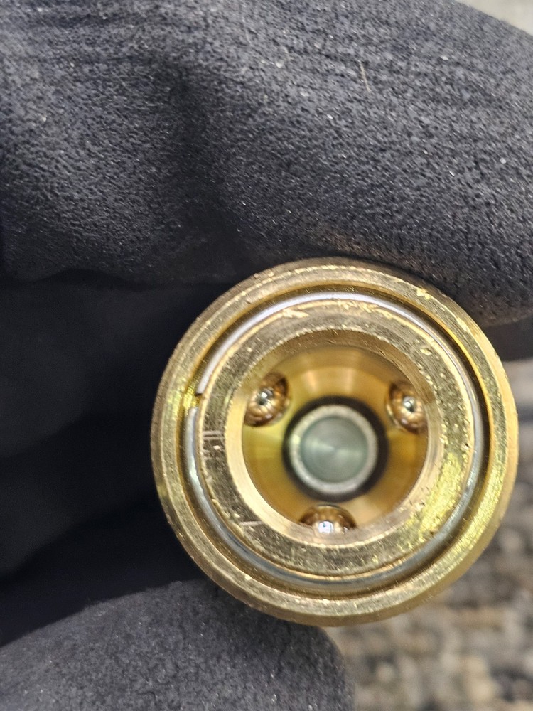 (QTY 4) Milton Kwik Change Coupler M Style 1/2" ID FNPT Brass Replacement