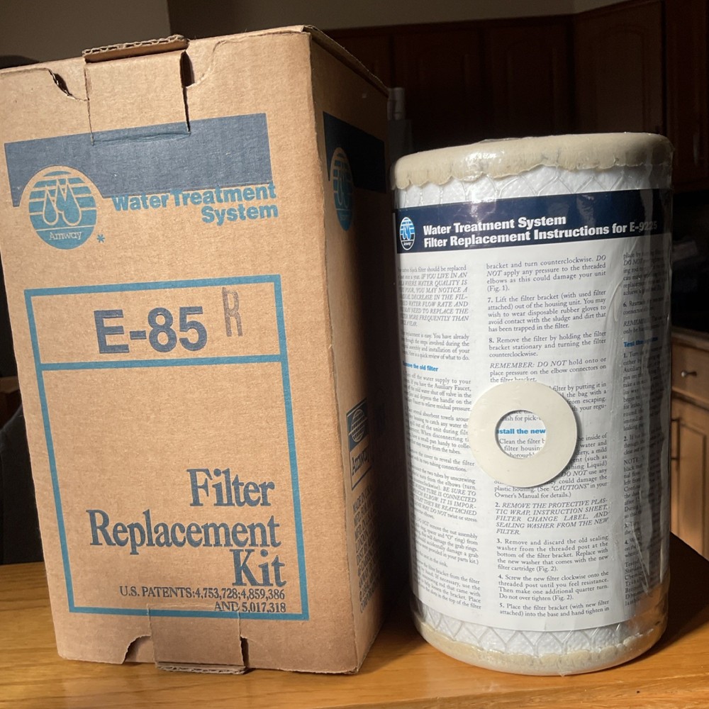 Amway E-85R Replacement Filter Kit for Water Treatment System, White