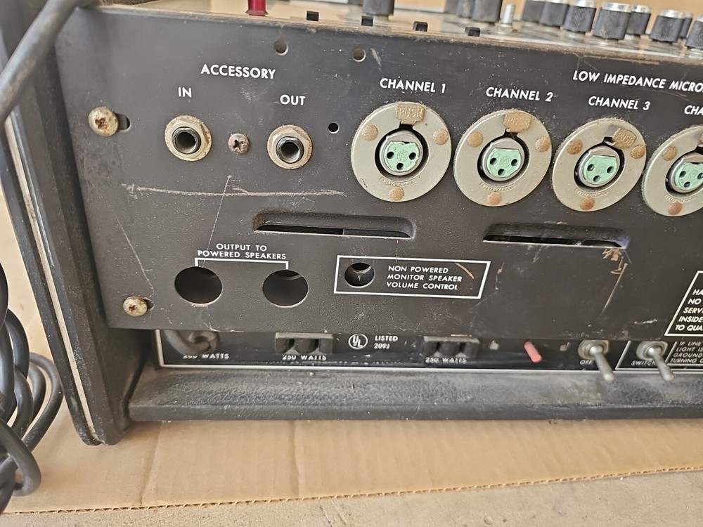 CLASSIC ALTEC MODEL 1214 CONTROL CONSOLE MIXER 6 + 1 CHANNEL