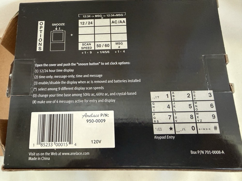 Marquee Programmable LED Scrolling Sign-Display Board 2" x 2" (WITH BATTERIES).