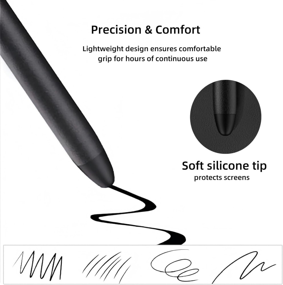 Stylus Pen for Galaxy Z Fold 7, Supporting Both Internal & External Black