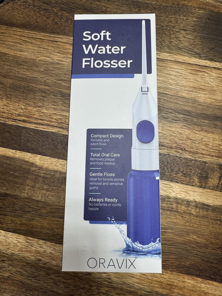 ORAVIX Dental Flosser Soft Water Oral Irrigator Tonsil Stone Remover Sensitive
