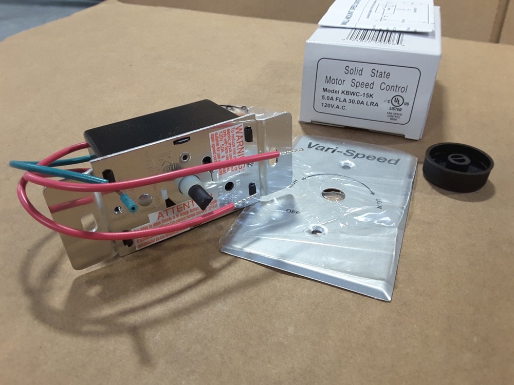 KB Electronics Model KBWC-15K Variable Speed Fan Control