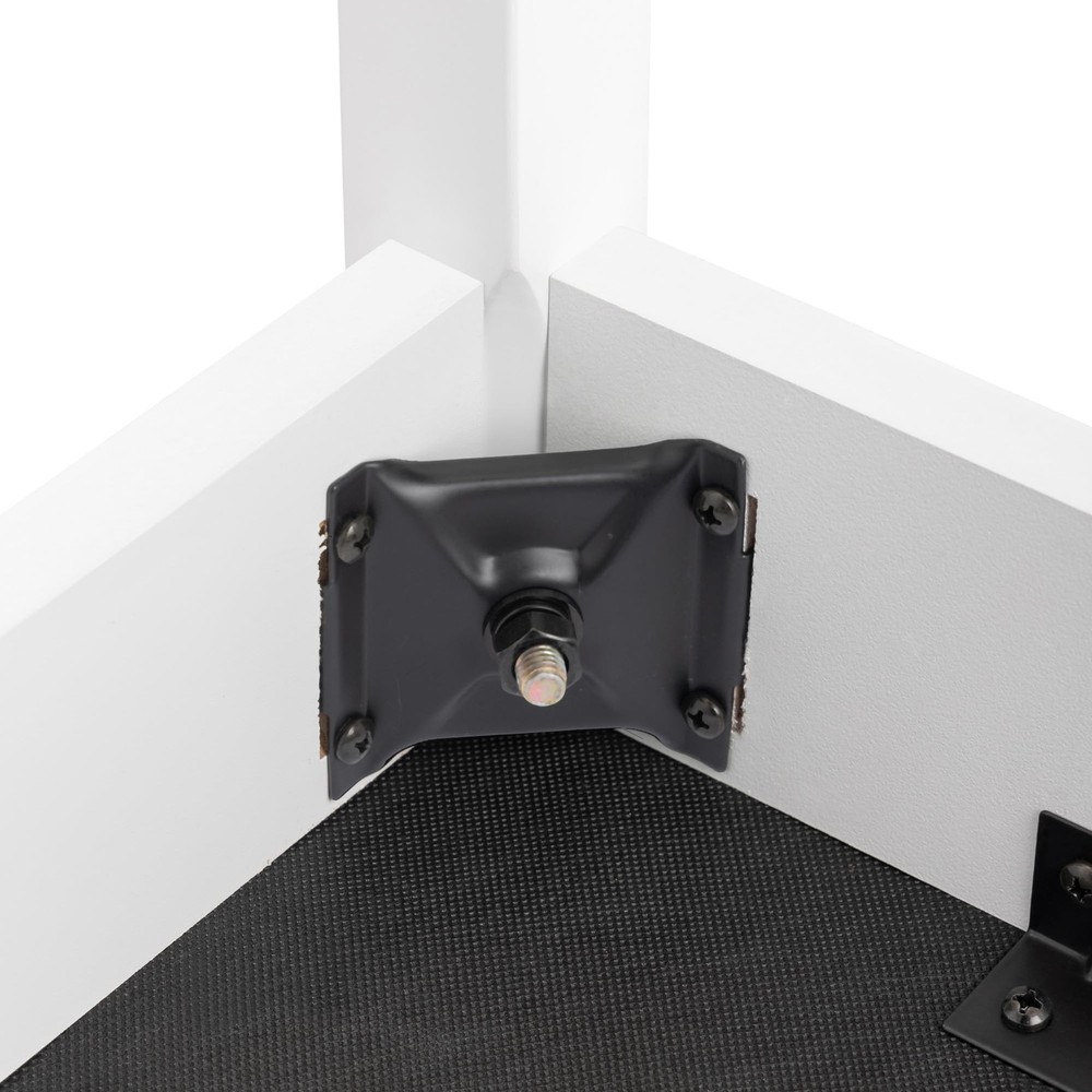 Piano Bench Padded Seat White - On-Stage