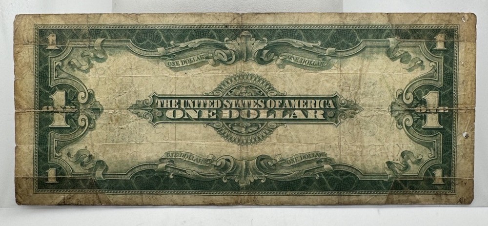 1923 $1 Silver Certificate Horseblanket Large Size Note