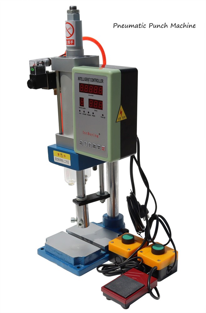 110V 440Lb/200kg Pneumatic Punch Machine with Display Controller for Electronics