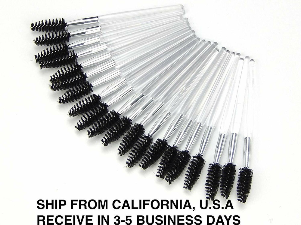 DISPOSABLE 20 PCS EYELASH BRUSH MASCARA WAND APPLICATOR