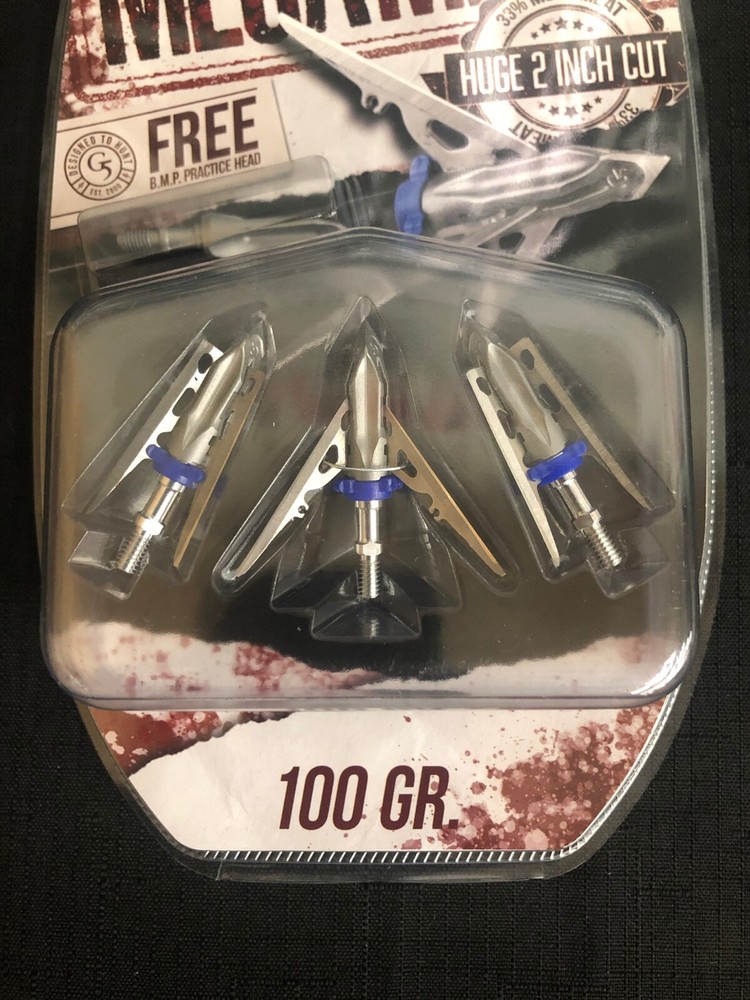 G5 Megameat 100 Grain 2" Expandable Broadhead 3 Pack