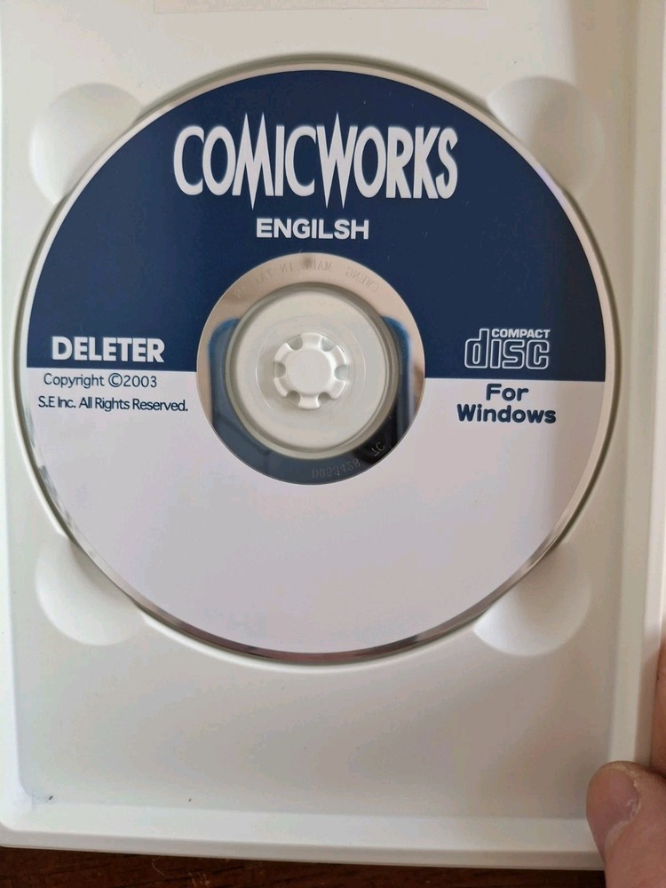 DELETER COMICWORKS - MANGA Drawing - ENGLISH Version - For Windows - CD-ROM