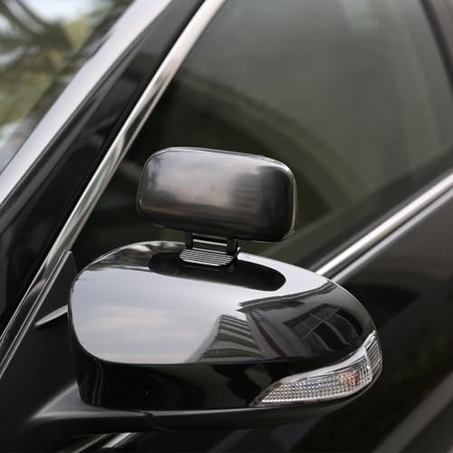 Add On Blind Spot Mirror, Convex Rear View Wide Angle Rectangle Framed HD