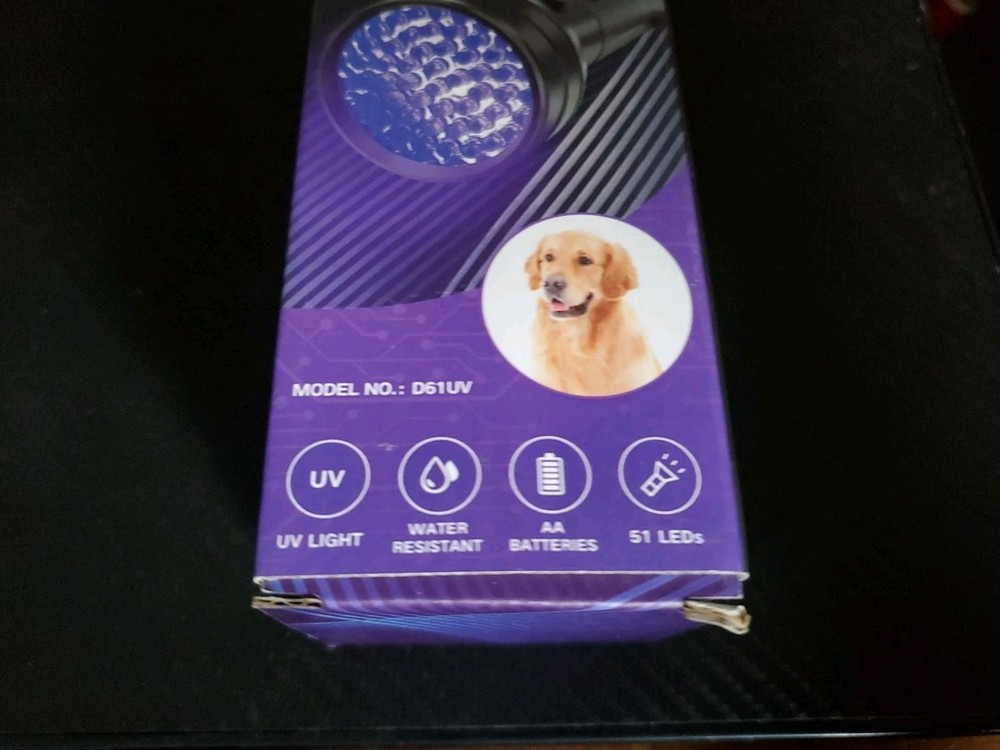 NIB - Vansky 51 LED UV flashlight pet Urine Detection , Bed Bug Detection , etc.