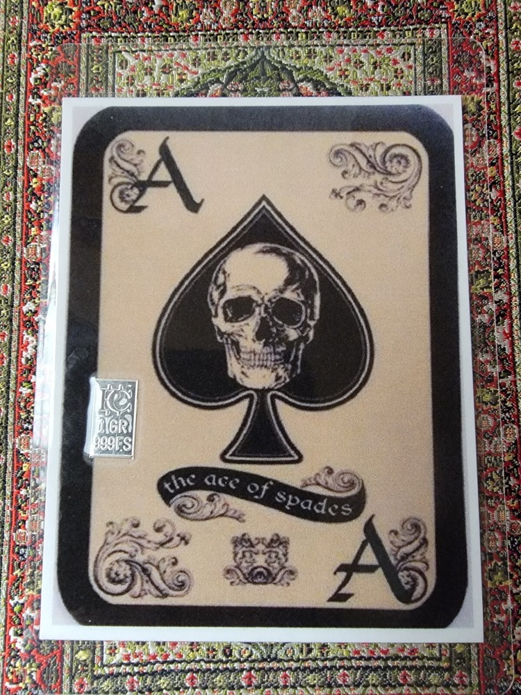 Silver Art Bar Card (10) Packs .999 Silver Grain