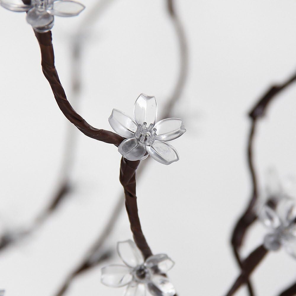 Cherry Blossom Tree 5FT 128 LED Lighted Tree, Christmas Decorations, Warm White