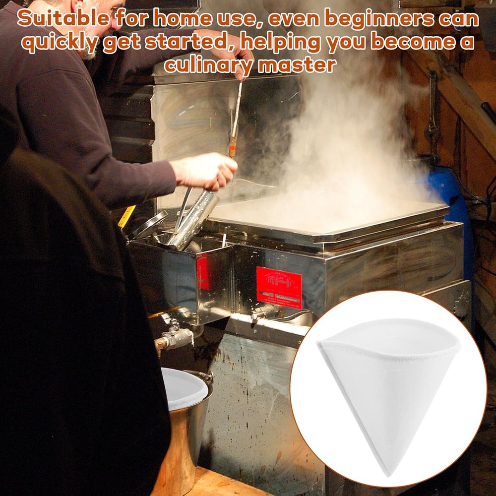 12 Pieces Maple Syrup 1 Qt. Filter Set Includes 1 Pcs Heavy Duty Boiling Filter