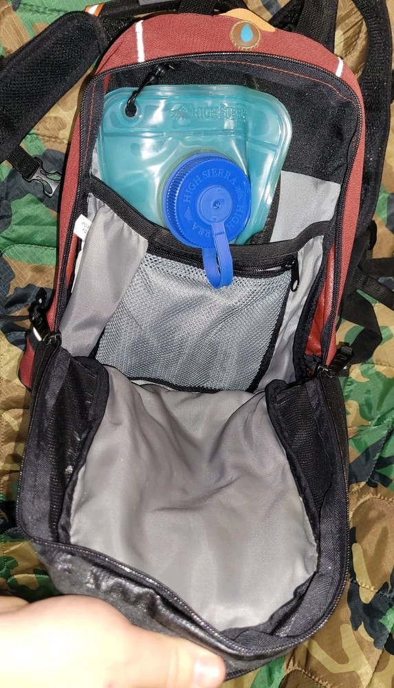 high sierra hydration pack backpack Red High Air Flow