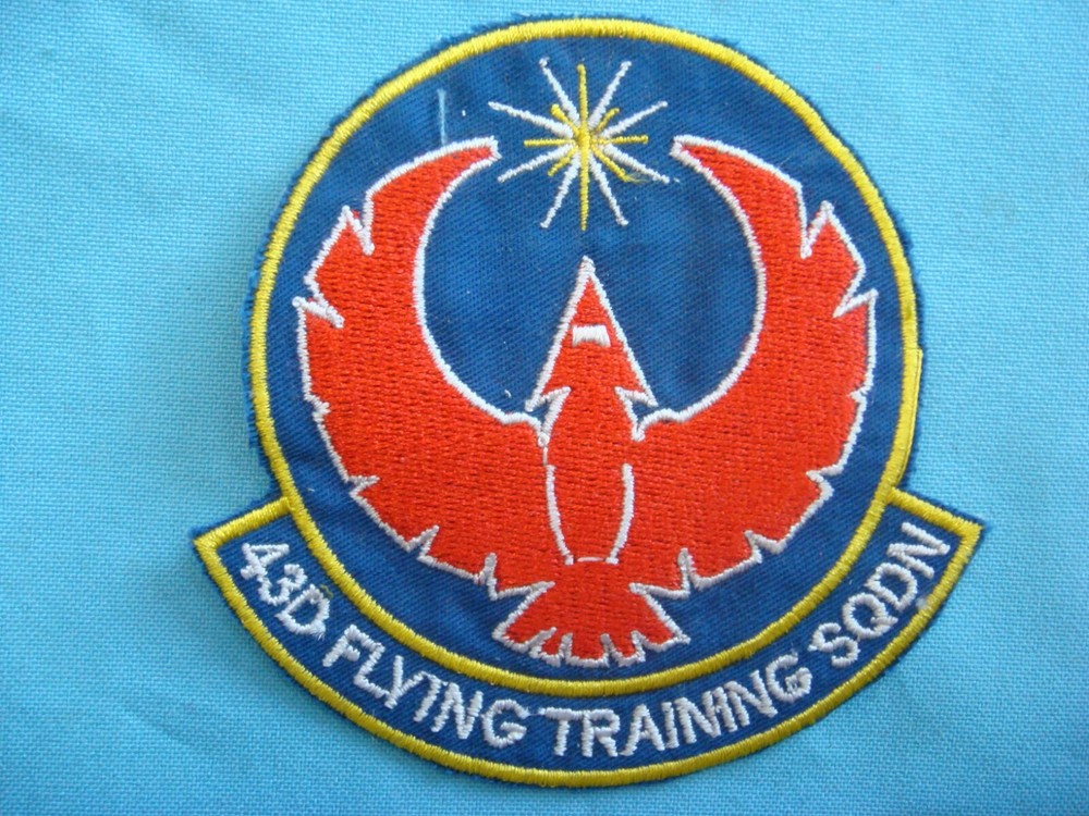 PATCH US AIR FORCE 43rd FLYING TRAINING SQUADRON