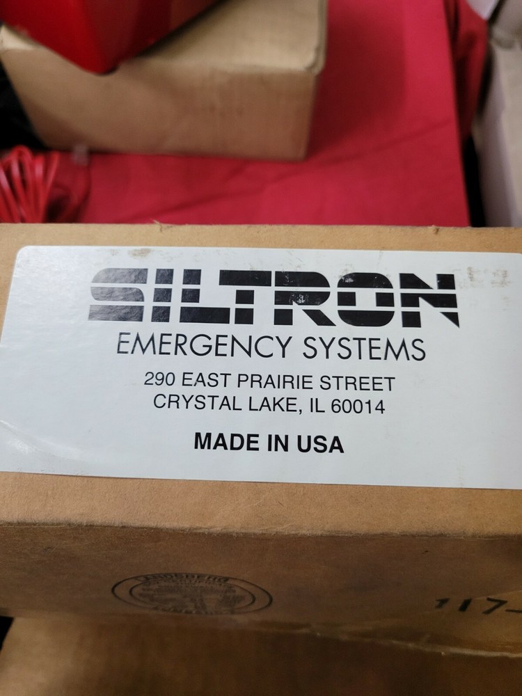 Siltron Exit Sign LED WXLS2RWWU, 2 Sided