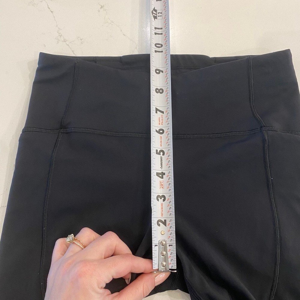Lululemon On Pace Crop Leggings Black Size 4