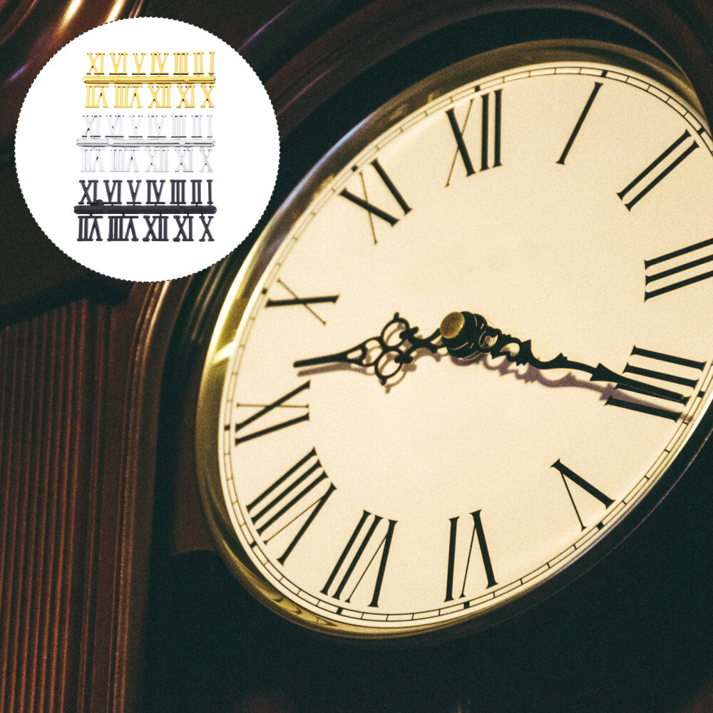 15 Sets Wall Clock Numerals Clock Numerals Roman Numerals for Clock