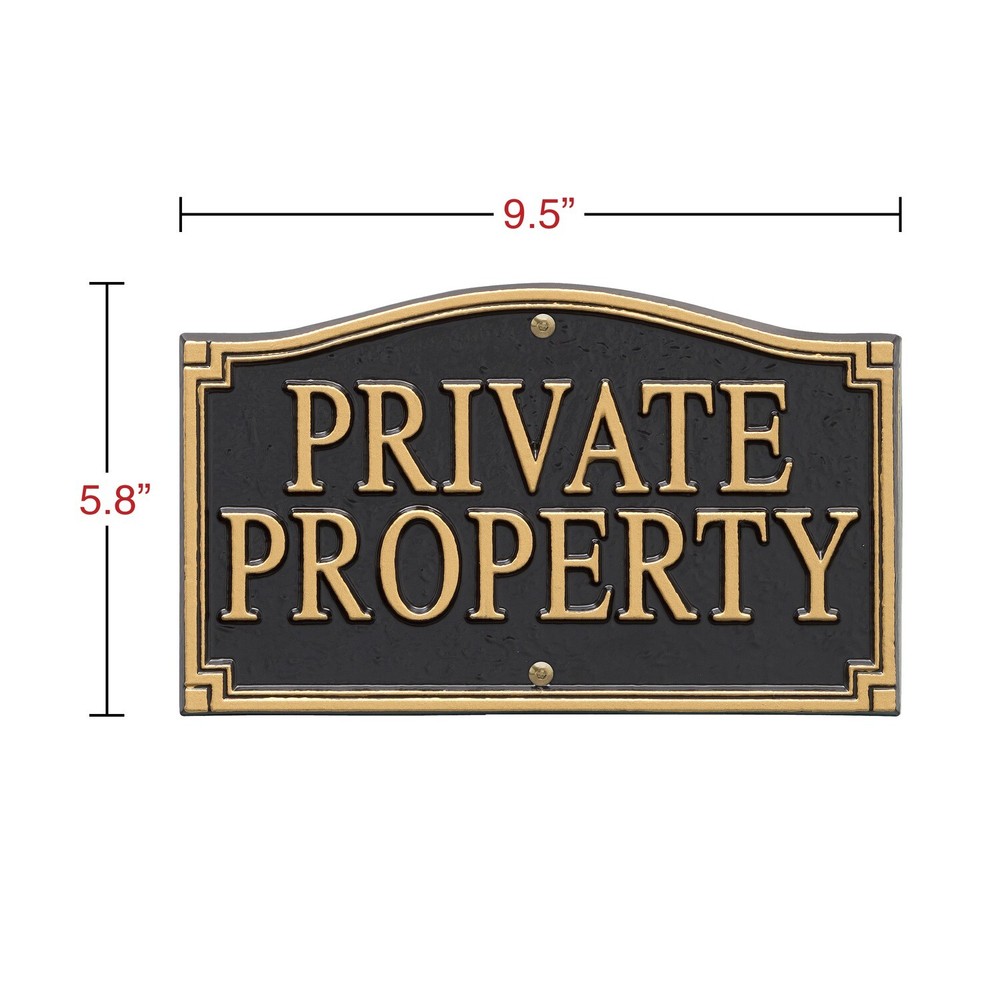 Private Property Lawn/Wall Statement Sign