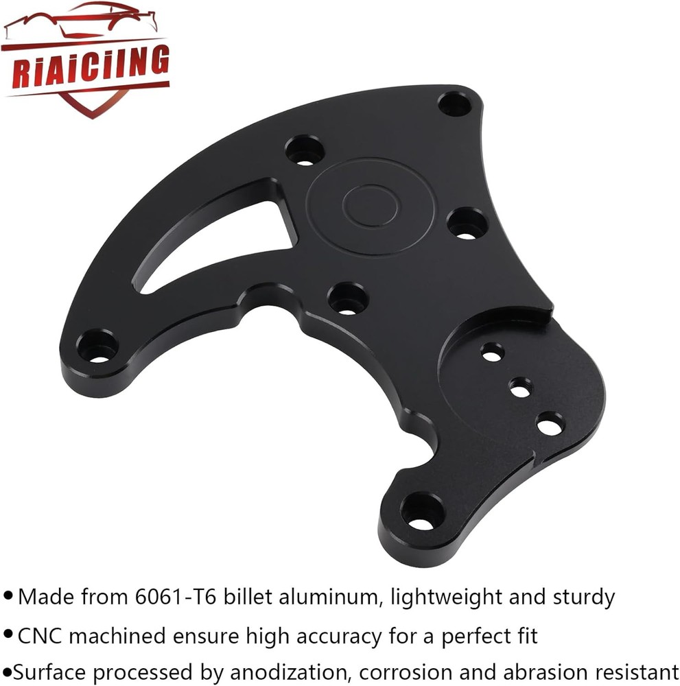 LS Swap R4 AC Compressor High Mount Bracket Kit with Belt