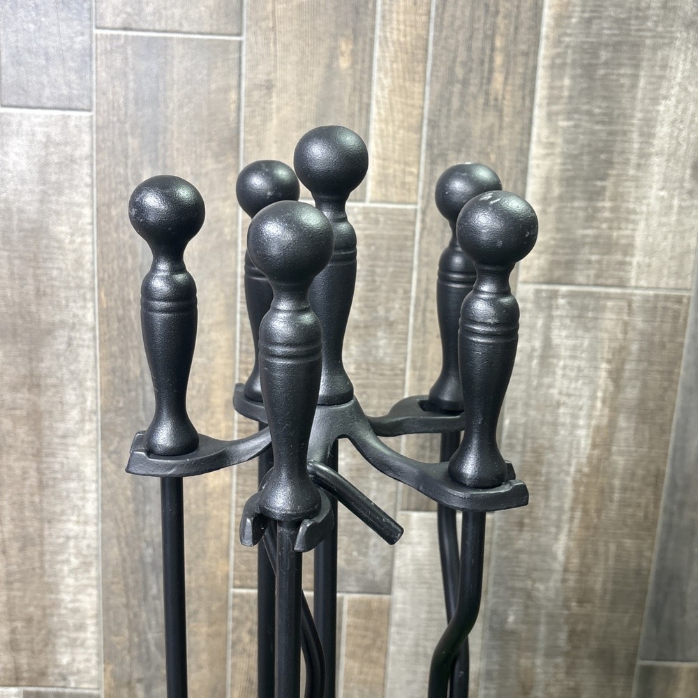 fireplace tool set vintage