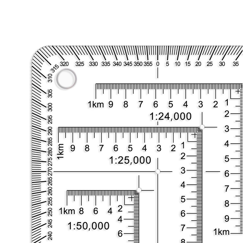 Easily Operable Geographic Coordinate Ruler for Engineers and Students
