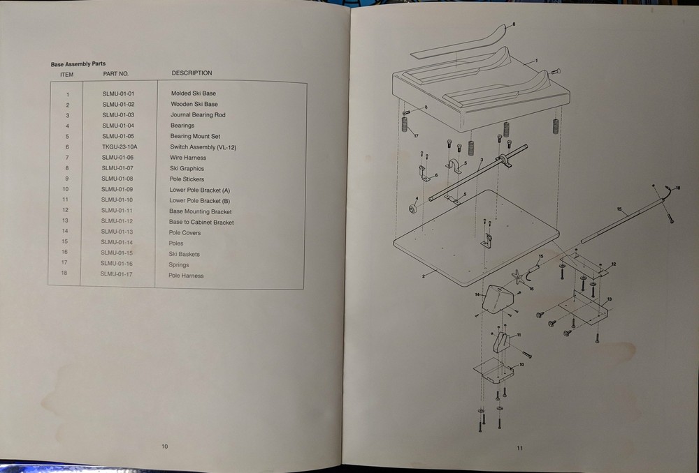 Slalom Nintendo Manual Schematics Instructions