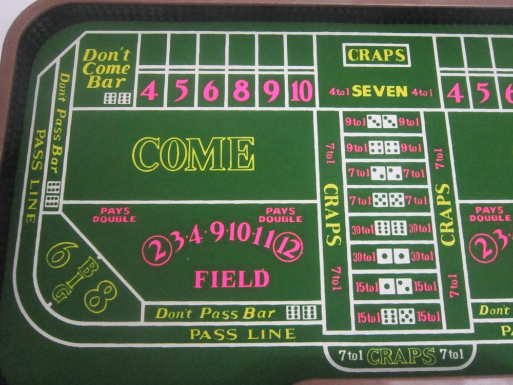 VTG Waco Auto-Shooter Craps Table Automatic Dice Roller Complete WORKING - VIDEO