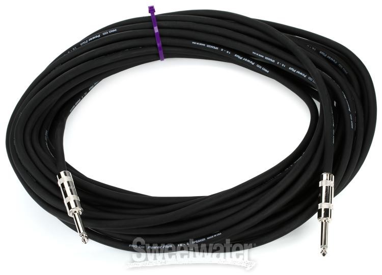 Pro Co S16-50 TS-TS Speaker Cable - 50'