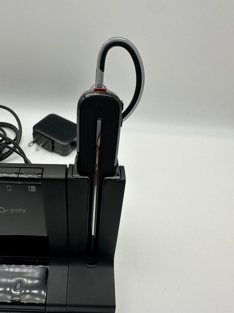 Plantronics POLY W8200B Wireless Headset & Charging base DECT + Adapters