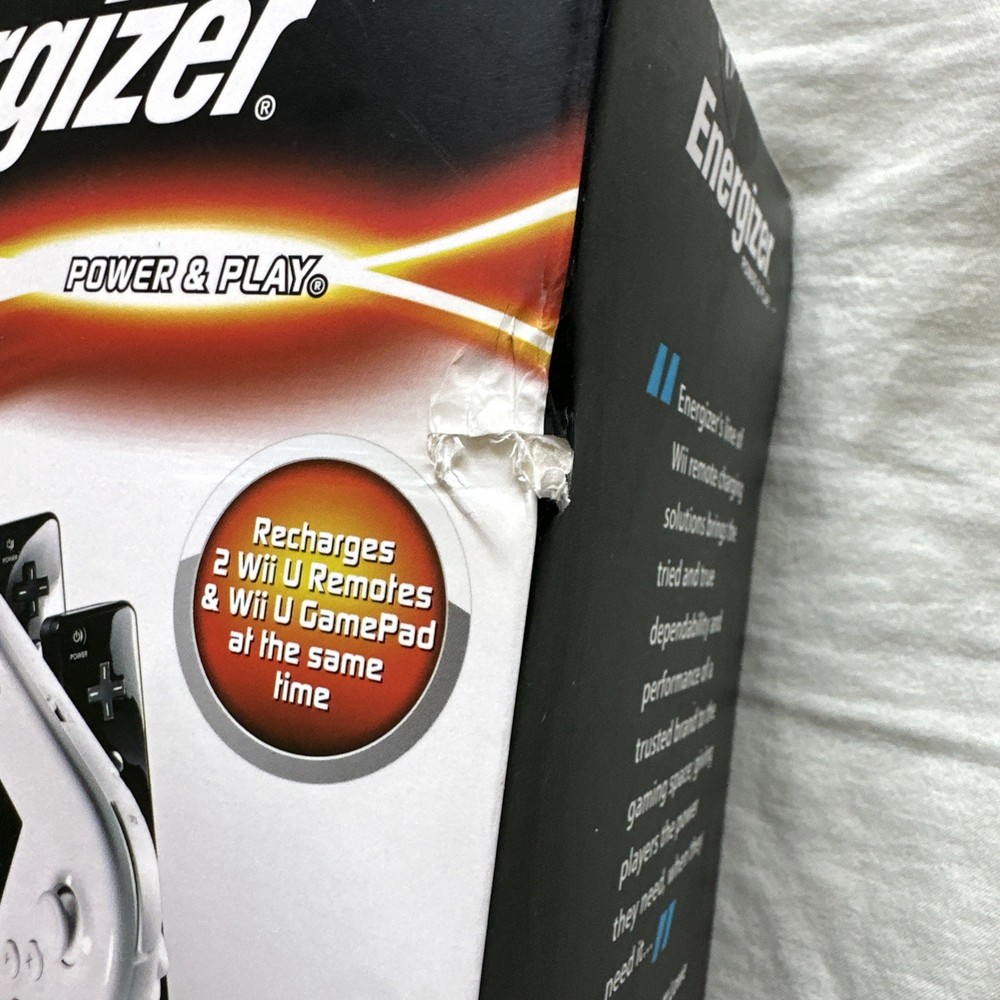 Wii Energizer 3x Charging System PL-8507 *SEALED