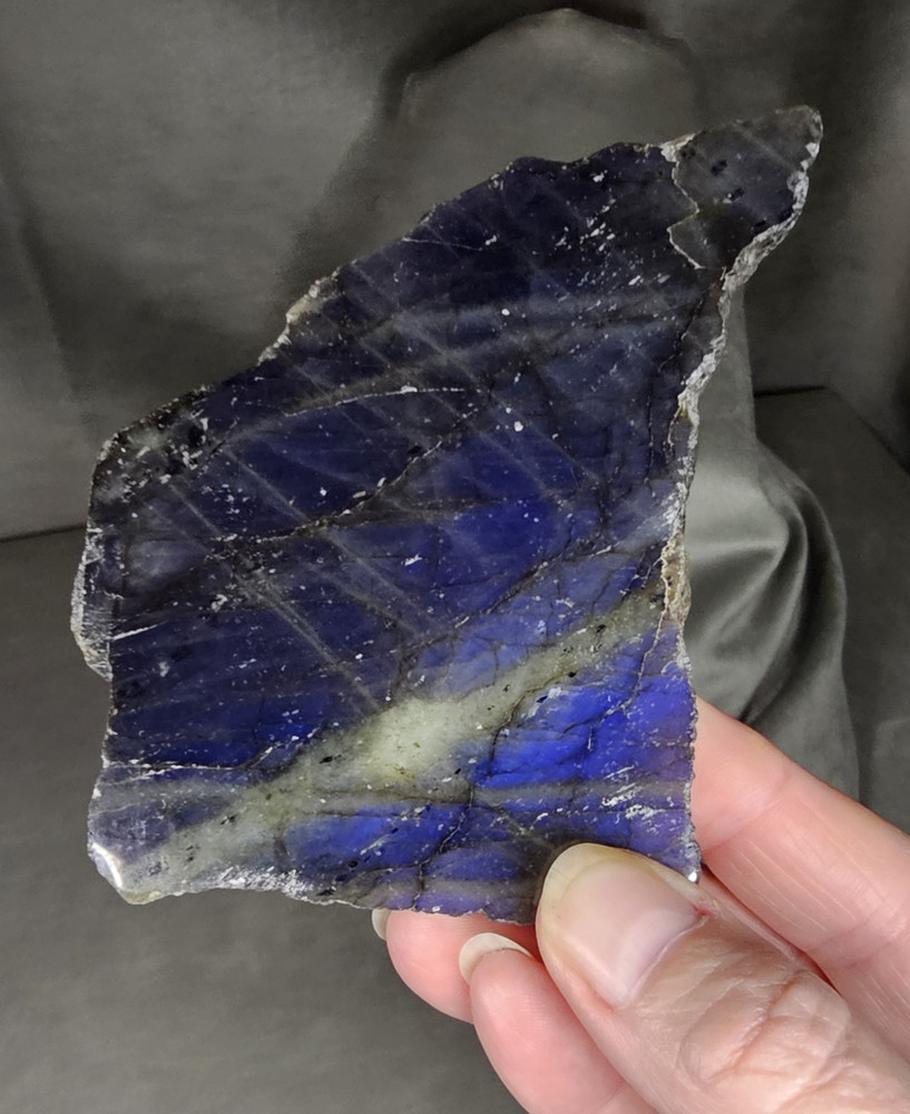 BLUE LABRADORITE SLAB CHUNK