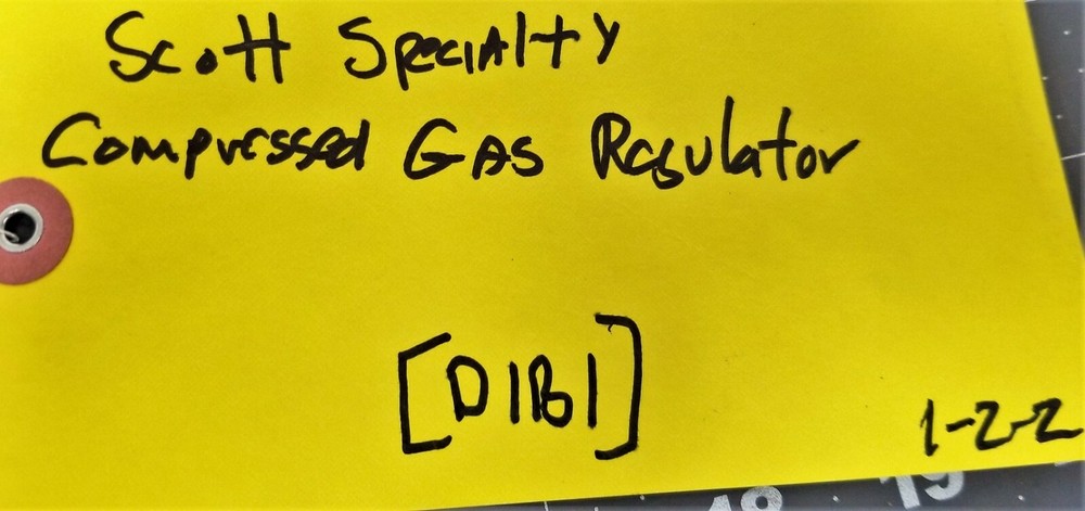 Scott Specialty Compressed Gas Pressure Regulator [D1B1]