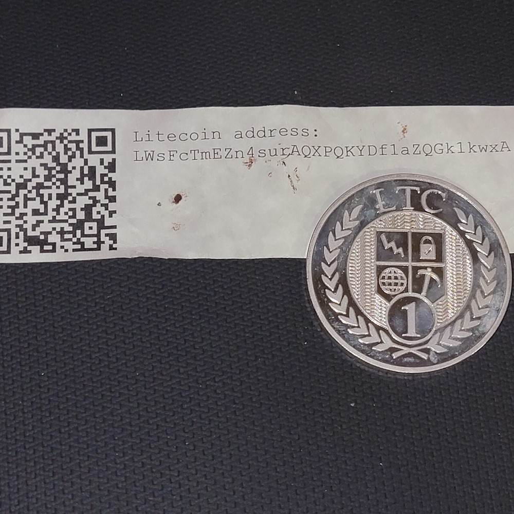 Crypto Vest LTC Litcoin Cold Storage Wallet